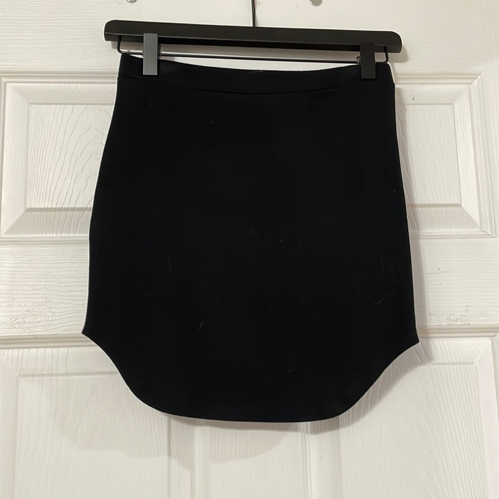 Black pencil skirt